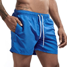Load image into Gallery viewer, Men's Blue Board Shorts