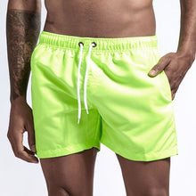 Load image into Gallery viewer, Men's Green Board Shorts
