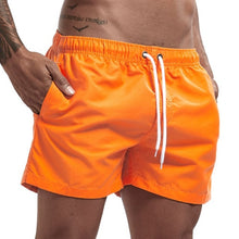 Load image into Gallery viewer, Men's Orange Board Shorts