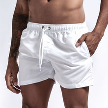 Load image into Gallery viewer, Men's White Board Shorts